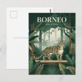 Borneo Malaysia Postkarte (Vorne/Hinten)