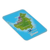 Borneo Map Magnet (Rechte Seite)