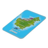 Borneo Map Magnet (Linke Seite)