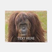 Borneo Orangutan Schöne Fotografie Fußmatte (Vorderseite)