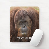 Borneo Orangutan Schöne Fotografie Mousepad (Mit Mouse)