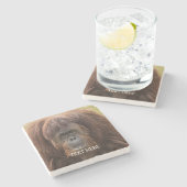 Borneo Orangutan Schöne Fotografie Steinuntersetzer (Seitenansicht)