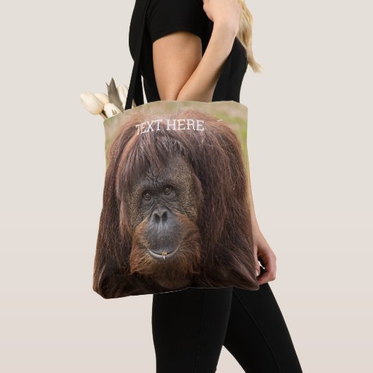 Borneo Orangutan Schöne Fotografie Tasche (Von Nahem)