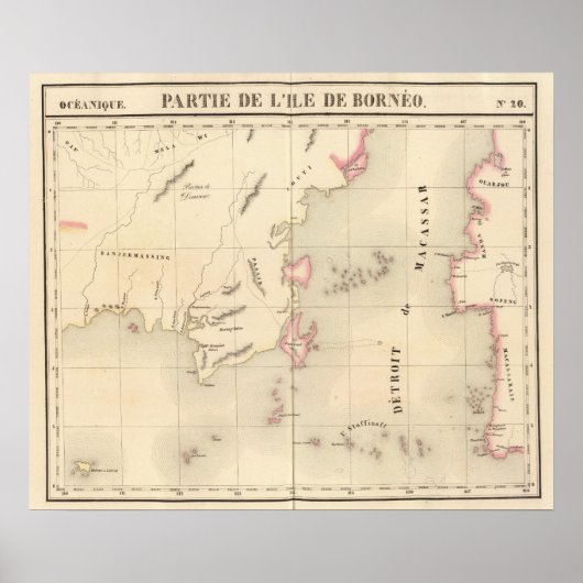 Borneo Ozeanien Nr. 20 Poster (Vorne)