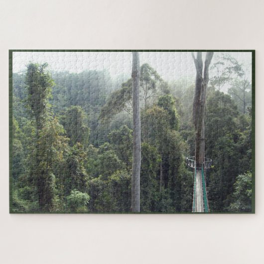 Borneo Rainforest Jungle Canopy Treetop Scene Puzzle (Horizontal)