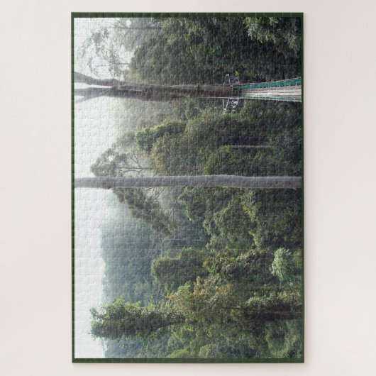 Borneo Rainforest Jungle Canopy Treetop Scene Puzzle (Vertikal)