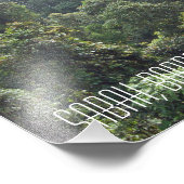 Borneo Rainforest Jungle Treetops Sabah Fotodruck (Ecke)