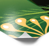 Borneo Rainforest travel poster (Ecke)