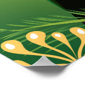 Borneo Rainforest travel poster (Ecke)