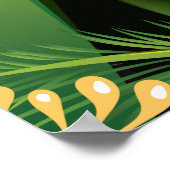 Borneo Rainforest travel poster (Ecke)