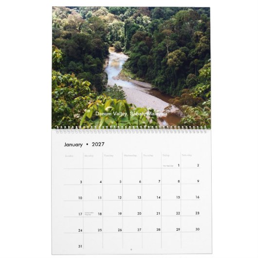 Borneo-Regenwald-Kalender Kalender (Jan 2027)