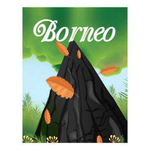Borneo-Regenwald-Reiseposter Fotodruck