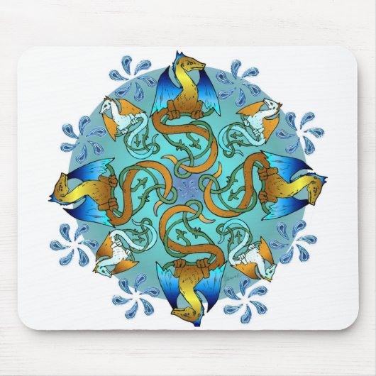 Bornholm-Blues Mousepad (Vorne)