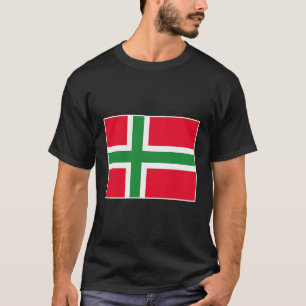 Bornholm Flag Apparel National Pride Souvenir Gesc T-Shirt