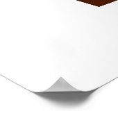 Bornholm Island Viking Map Poster (Ecke)