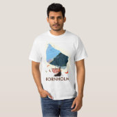 Bornholm Island Viking Map T-Shirt (Vorne ganz)