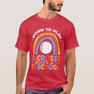 Borno spielt Lacrosse erzwungene Sportart Studenti T-Shirt