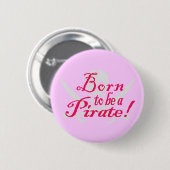 BornToBeAPirate, Knopf Button (Vorne & Hinten)
