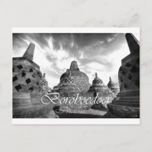 Boroboedoer Tample Serie von Postkarte