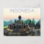 Borobudur, Indonesia Travel Postcard Postkarte (Vorderseite)