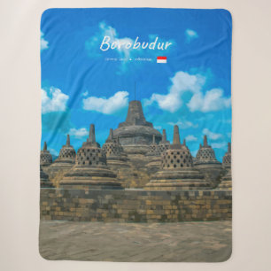 Borobudur, Indonesien - Antiker buddhistischer Tem Sherpadecke