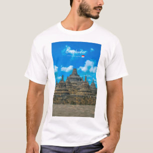 Borobudur, Indonesien - Antiker buddhistischer Tem T-Shirt