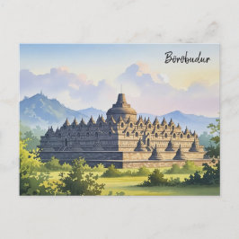 Borobudur Indonesien Reise Postkarte