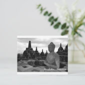 Borobudur Postkarte (Stehend Vorderseite)