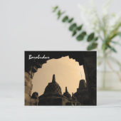 Borobudur Postkarte (Stehend Vorderseite)