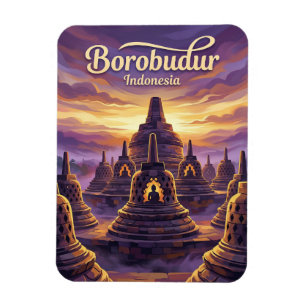 Borobudur-Tempel Indonesien Magnet