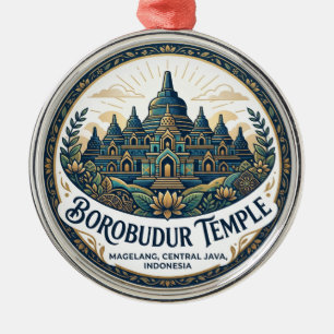 Borobudur-Tempel Indonesien Ornament Aus Metall