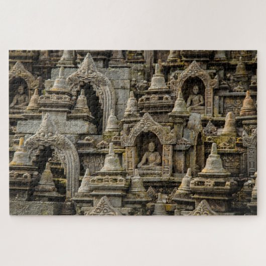 Borobudur-Tempelpuzzle Puzzle (Horizontal)