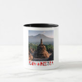 Borobudur Temple - Indonesien Kunst Tasse (Zentrum)