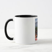 Borobudur Temple - Indonesien Kunst Tasse (Links)