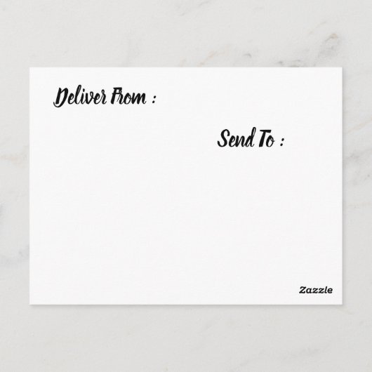 Borobudur Temple Postkarte (Rückseite)