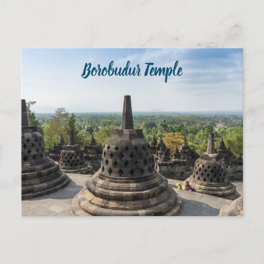Borobudur Temple Postkarte (Vorderseite)