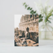 Borobudur Temple Postkarte (Stehend Vorderseite)