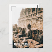 Borobudur Temple Postkarte (Vorne/Hinten)