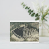 Borobudur Temple Screnary Postkarte (Stehend Vorderseite)