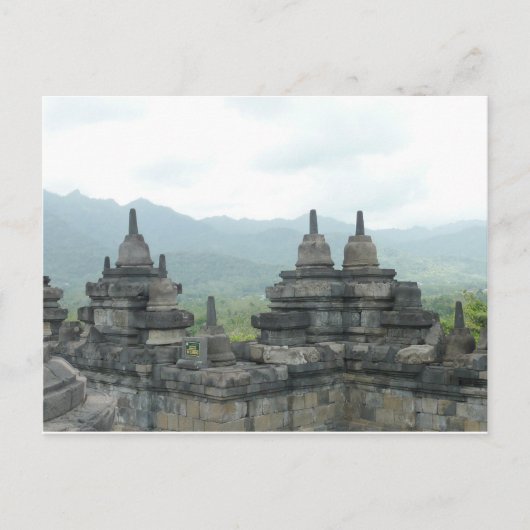 Borobudur Temple, Yogjakarta Postkarte (Vorderseite)