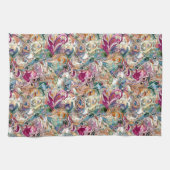 Boroke Blumenmuster Geschirrtuch (Horizontal)