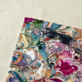 Boroke Blumenmuster Strandtuch (Beispiel)