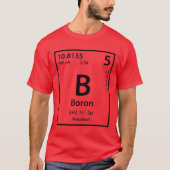 Boron-Element (schwarz) T-Shirt (Vorderseite)