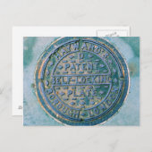 Borough of London Utility Cover Postcard Postkarte (Vorne/Hinten)