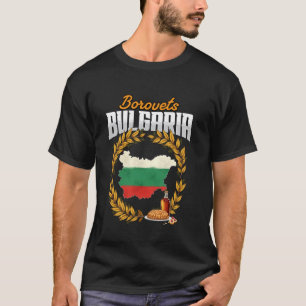 Borovets Bulgarien Flagge Souvenir T-Shirt