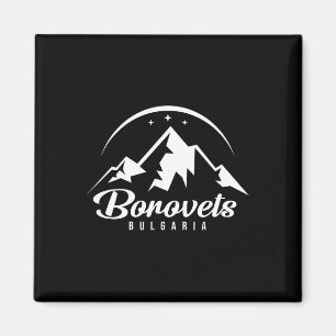 Borovets Bulgarien Skigebiet Skifahren Snowboarden Magnet