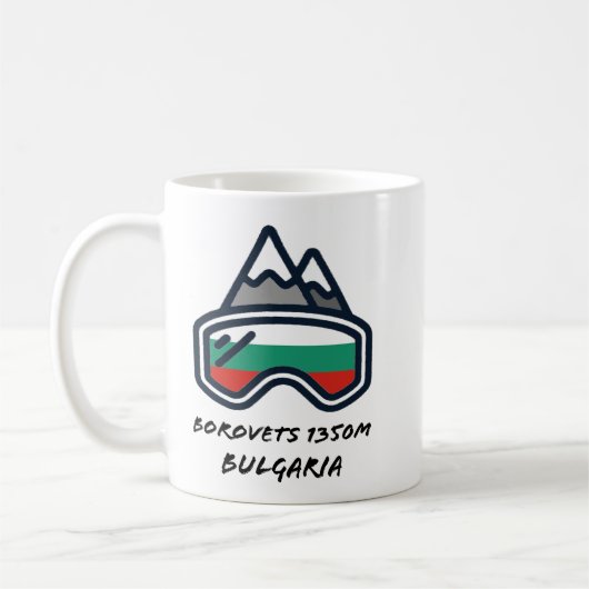 Borovets Ski Snowboard Resort Tasse (Links)