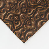 Borre Viking Style Imitate Leather Pattern Fleecedecke (Ecke)