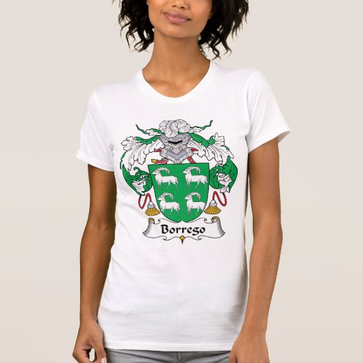 Borrego Familienwappen T-Shirt (Vorderseite)