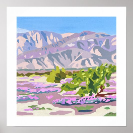 Borrego Superbloom Poster (Vorne)